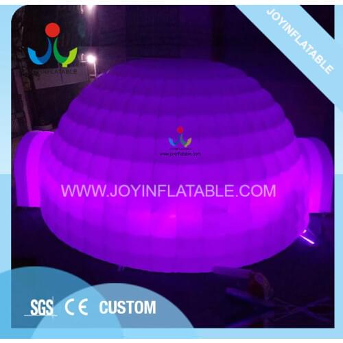 Diameter 10M Oxford Inflatable Dome Tent Sale with LED Light for Party Event