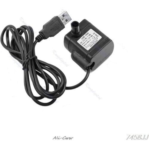 DC 3.5V - 9V 3W USB Submersible Water Pump Aquarium Fish Tank Fountain Pond Pump DropShip