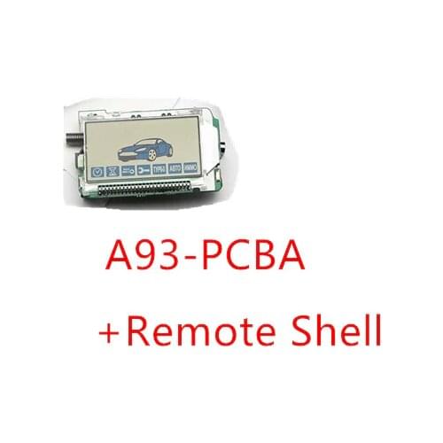 Russian Version Keychain Starline A93 Remote Controller For Two Way Car Alarm Starline A93 Twage Keychain burglar alarm