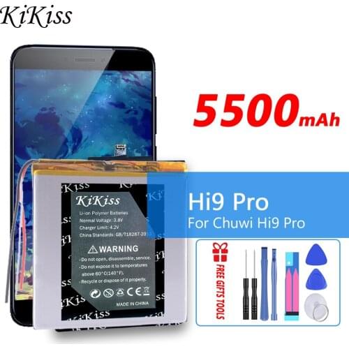 KiKiss 5500mAh Replacement Battery For Chuwi Hi9 Pro / Hi9Pro Tablet PC 3-wire Batterie Bateria