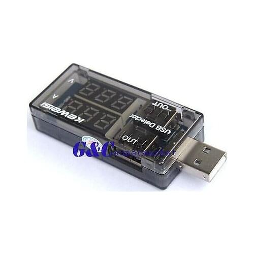 USB Current Voltage Teer USB Voltage Ammeter USB Detector Double Row Shows diy electronics