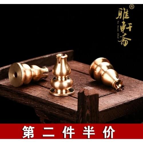 Zhai copper incense seat TZ incense incense sandalwood incense tray gourd with means of Buddhist activities