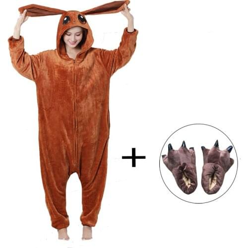 Zippers Thick Onesie Animal Pijamas Girls Kigurumi One-Piece Pajamas Sleepwear Cosplay Christmas Jumpsuit Totoro XXL 180-200CM