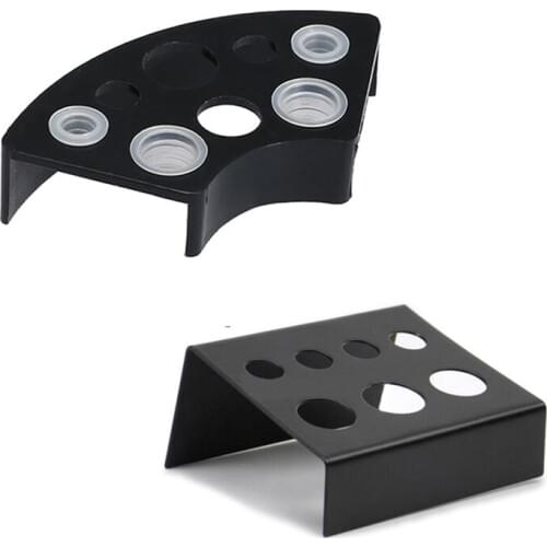 1PC Stainless Steel / Plastic Tattoo pigment ink cup holder Stand 7 Holes Women Makeup Accessories Skin Beauty tattoo supplies