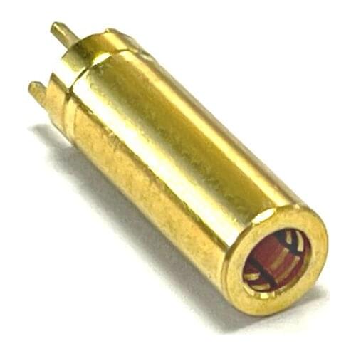 1pc SSMB Female Jack RF Coax Convertor Connector PCB Mount With solder post Straight Goldplated NEW wholesale