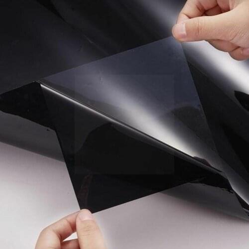 1 Pc 50cmx100cm Black Car Window Foils Tint Tinting Roll Protective Variety Film Film Auto Window Home Solar Summer Glass U B9M4