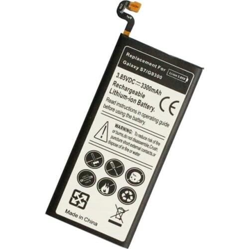 1x 3300mAh EB-BG930ABE Replacement Li-Polymer Battery For For Samsung Galaxy S7 SM-G930 G930V G930A G930T G930P G930F Batterij