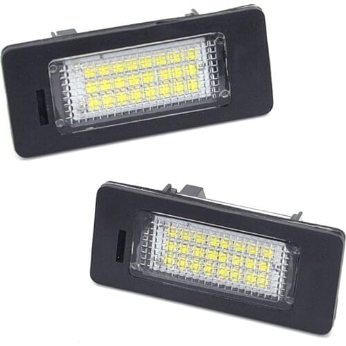 Car Led License Plate Led Light Lamp 12v White 6000K For BMW E39 E60 E82 E90 E92 E93 M3 E39 E60 E70 X5 E60 E61 M5 E88