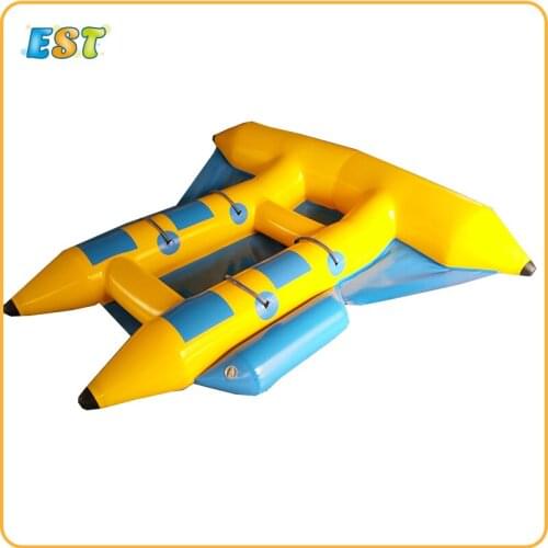 Towable inflatable flying fish floating water sports games inflatable water game for adults