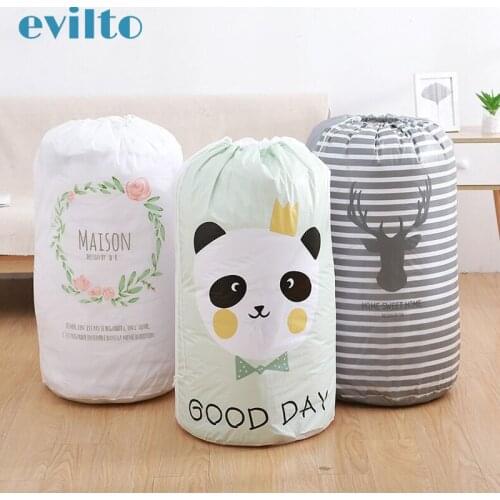 Evilto Waterproof Organizer Storage Bag Clothe Packaging Toy Bag Large Clothes Luggage Bag Vacuum Bag for Pillow Blanket Bedding