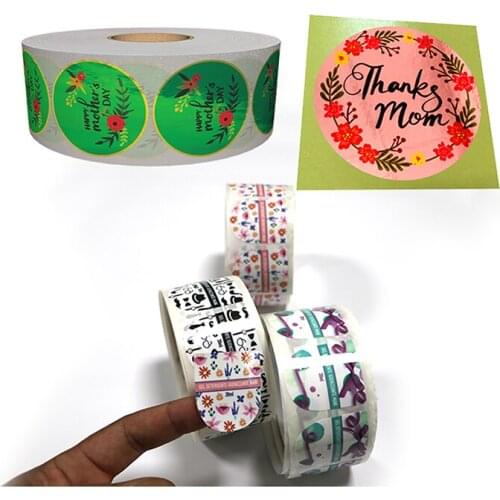 Glossy gold adhesive sticker label printing custom for packing bottle