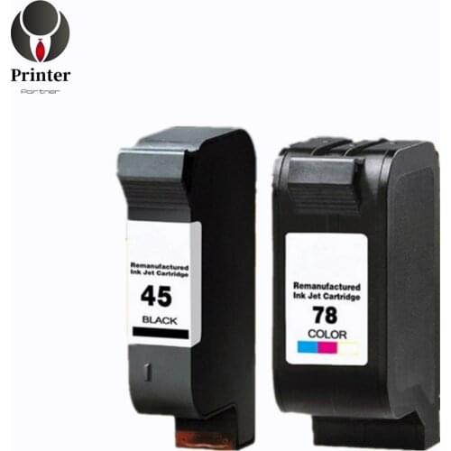Printer-Partner ink cartridge 45 78 compatible for hp 1280 1180c 710c 720c 815c 820c 830c 930c 950c 960c 1120c 1125c p1215 p1218