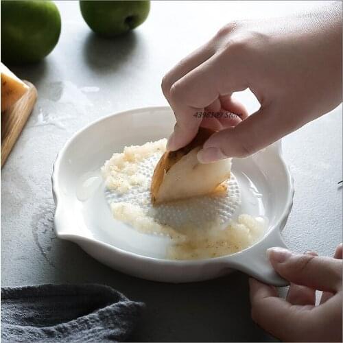 Ceramic Ginger Baby Food Supplement Grinder Grinding Plate Fruit and Vegetable Chopped Garlic Grinder Household Kitchen Tool