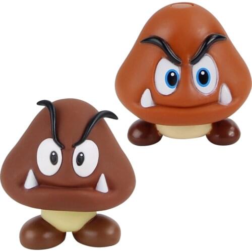 7-8cm Cartoon Mini FIgure Toys Cute Mushroom PVC Model Collection Dolls For Kids Gift