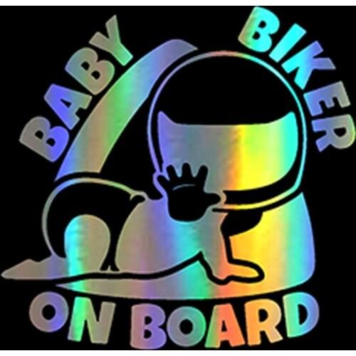Beautiful Car Stickers Respect for Bikers Waterproof Sunscreen Bumper Boot Decals PVC 15cm X 12cm