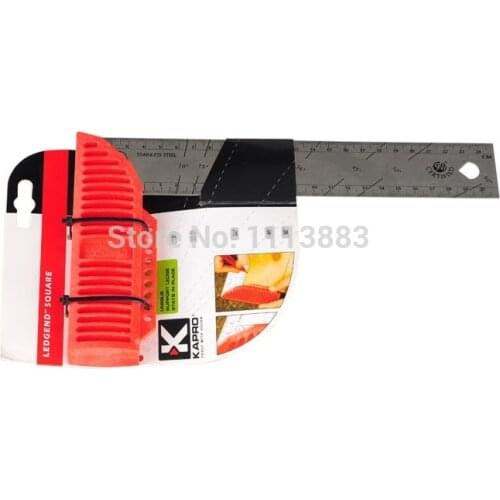 16" (400mm) Long Woodworking Square, 90 Degrees Certified, Stainless Steel