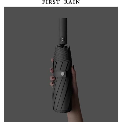 Automatic Umbrella Wind Resistant Strong Outdoor Jewerly Foldable Umbrella Black Large Paraguas Plegables Umbrellas BG50US