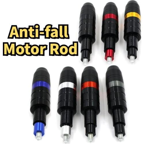 Motorcycle CNC Aluminum Alloy Anti-fall Rod New CNC Motorcycle Rubber Scooter Motorcycle Modification Front Wheel Anti-fall Rod