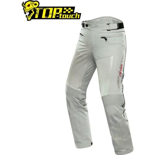 DUHAN Motorcycle Pants Men Breathable Mesh Moto Pants Pantalon Protective Gear Riding Touring Motorbike Trousers Motocross Pants