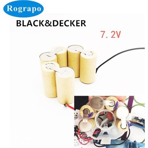 New Battery Pack For Black Decker Dustbuster CV7205 CV7205-H1 224464900 Vacuum Cleaner Accumulator 7.2V Replacement Batterie