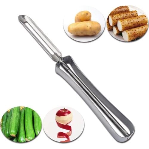 Stainless Steel Potato Peeler Fruit Carrot Vegetable Slicer French Cutter Grater Fruit Melon Planer Grater Kitchen Gadget