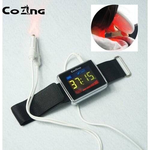 Potable Cold Laser Therapy Equipment Wrist Watch For Pain Relief Arthritis Rhinitis Hypertension