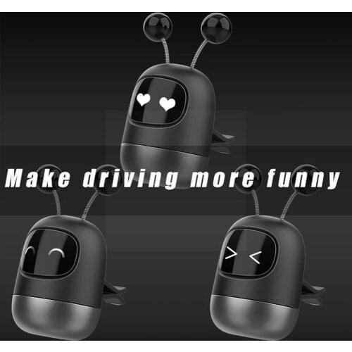 Cute Robot Car Air Freshener Air Aromatherapy Condition Clip Clip Mount Car Auto Car Vent Perfume Accessories Girl Diffuser E9C2