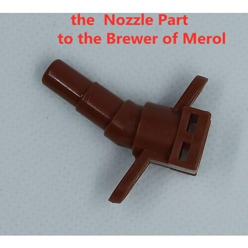 Nozzle conector to brewer unit of merol coffee machine filter of automatic coffee machine brewer head