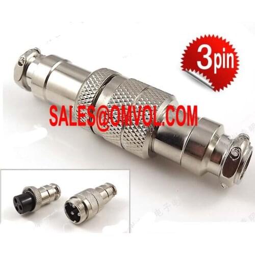 GX16-3 male and female pin Aviation plug,circular connector Socket Plug,GX16 Diameter 16mm