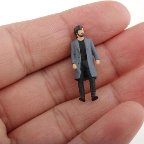 1pc Diorama Figure Jacket Men Scenario for Desktop Decor Accessories