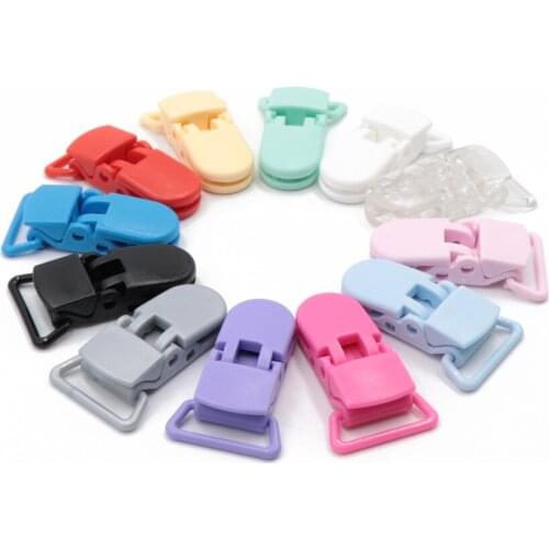 * 15Pcs Baby Pacifier Clips Soother Holder Infants Nipples Holder Baby Teething Toys Chewabe Pacifier Chain Accessories