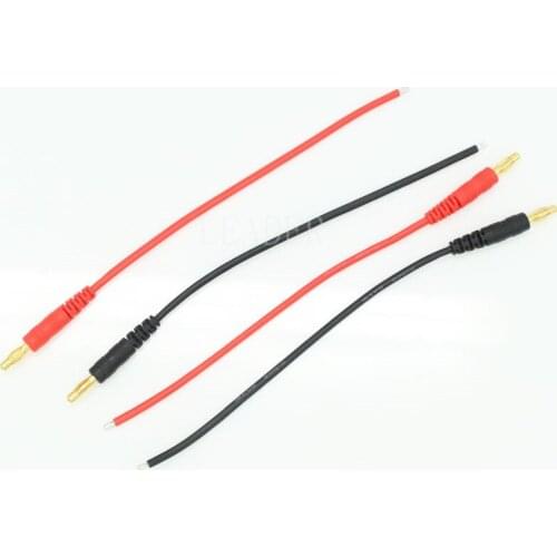 500 pairs/lot RC Parts 4.0mm Gold Plating Banana Plug 16AWG Soft Silicone Wire Switch Cable Connector 150mm