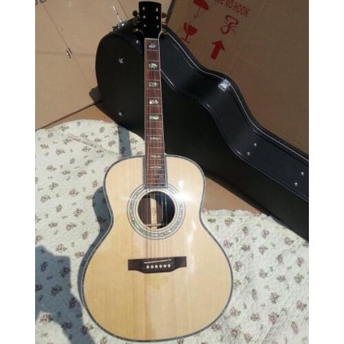 OM45 acoustic guitar OM 45 acoustic electric guitar round body classic acoustic guitar solid top guitar