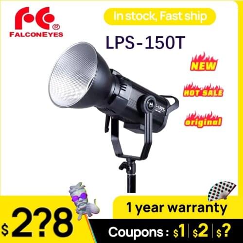 Falcon Eyes 150W LED Studio Video Photography Fill Light APP Ctrl 5600K For Interview/Live Broadcasting Fotografia Lamp LPS-150T