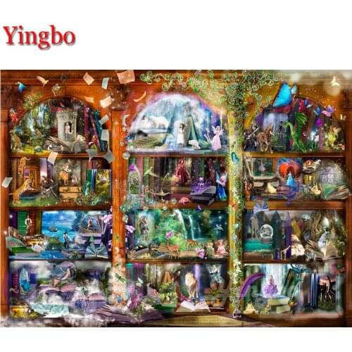 Fantasy fairytale landscape Diamond Embroidery Fairy animal Diy Cross Stitch Kits Diamond Painting Crystal Embroidery Needlework