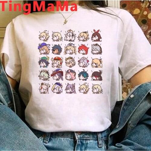 Genshin Impact Keqing t shirt male casual kawaii graphic tees vintage aesthetic summer top t shirt streetwear plus size