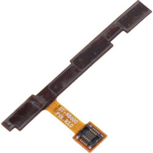 Volume Power On/Off Switch Flex Cable for Samsung Note N8000 N8010