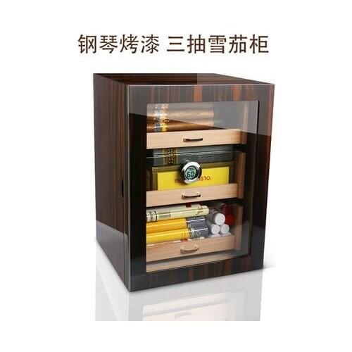 Humidor cigar humidor cigar cabinet piano paint mellow cedar wood moisturizing cabinet