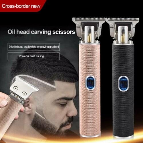 Hair clipper set trimmer USB rechargeable hair cutting Portable metal electric T-shaped external cordless trimmer wireless NEW