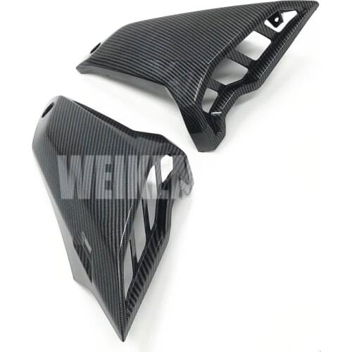 MT-09 17 18 19 Carbon Fiber Painted Motorcycle Fairing Upper Air Intake Tube Ram Cover Fit For YAMAHA MT09 FZ09 2017 2018 2019