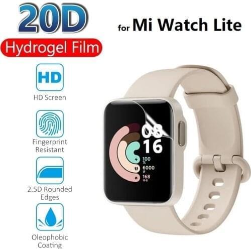 3 5 6 10 12 Pcs Full Cover Soft Hydrogel Film For Xiaomi Redmi Watch Or Xaomi Mi Smart Watch Lite Screen Protector Not Glass