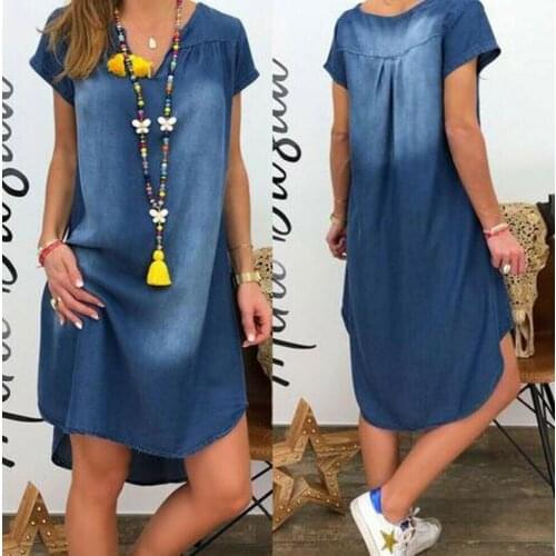 OUYILUO Loose Summer Dresses