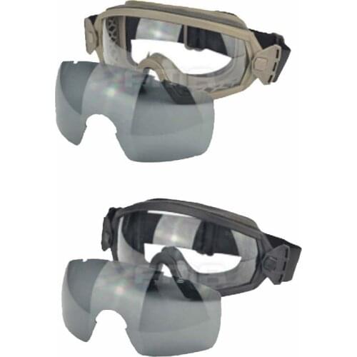 FMA Paintball FMA Dustproof Anti-fog LPG01BK12-2R Regulator Goggle BK/DE