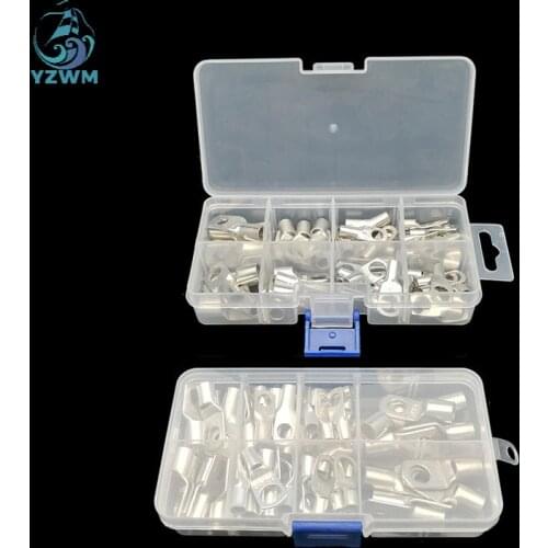 Cross border special supply of 60pcs SC series peep copper terminal sc6-25 box copper nose 120pcs