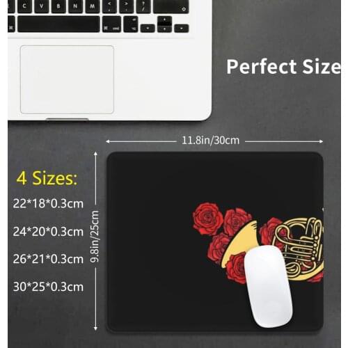French Horn Mouse Pad DIY Print French Horn Horn Band Band Class Geek Nerd Music Summer Band Teacher