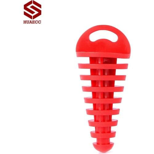 Motocross Exhaust Pipe Motorcycle Tailpipe PVC Air-bleeder Plug Exhaust Silencer Muffler Wash Plug Pipe Protector for Honda