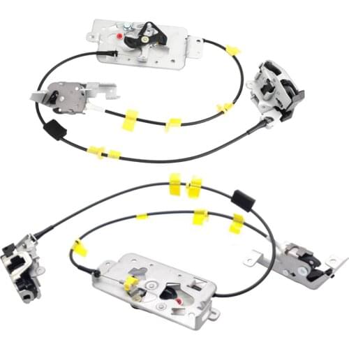 Rear Side Door Lock Latch with Cable Fits for Ford F-150 Extended Cab 04-08