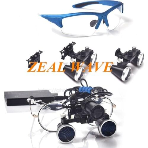 Dental Magnifying Glass General Surgical Magnifying Glass 2.5 Times 3.5 Times Spotlight LED Myopia Available Lighting Inspection