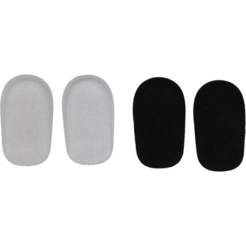 1 Pair Gel Heel Cups Pads Suede Comfort Insole Cushions Foot Care Feet Shoe