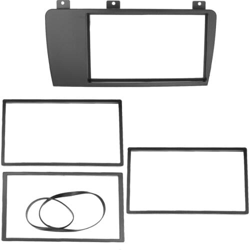 2 Din Car Radio Fascia for Volvo XC70 V70 S60 2004-2007 Audio Frame Stereo Fascia Trim Surround CD DVD Dashboard Panel